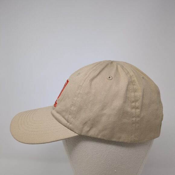 Hornady Strapback Hat Tan One Size Adjustable Embroidered 6 Panel Cotton - Picture 3 of 8